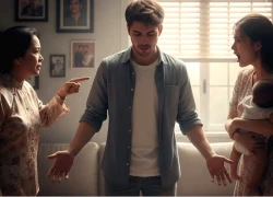 Mẹ và vợ mâu thuẫn, tôi là kẻ đứng giữa "hai làn đạn"