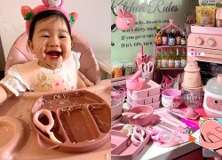 Mới 8 tháng tuổi mà bé gái này đã sở hữu căn bếp full màu hồng, hội mẹ bỉm xuýt xoa "công chúa trong truyện cổ tích cũng chỉ đến thế là cùng"