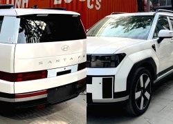 Hyundai Santa Fe Hybrid giảm 50 triệu đồng khi vừa cập bến đại lý