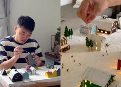 Lương Xuân Trường cặm cụi 60 ngày làm "thợ thủ công"