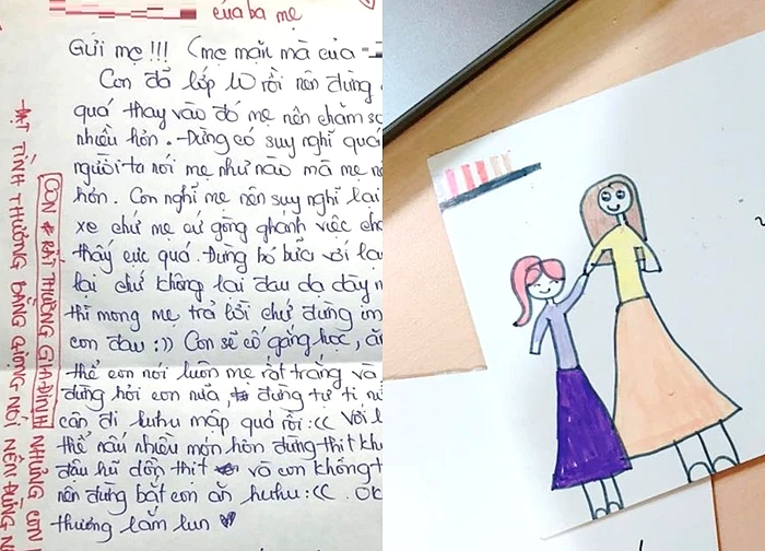 "Mẹ rất trắng và vô cùng đẹp nên đừng tự ti nữa"; "Đừng im lặng làm tim con đau" - bức thư khiến nhiều bậc cha mẹ lặng người