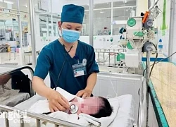 Cứu sống trẻ sơ sinh bị vỡ dạ dày kèm xoắn ruột nguy kịch, hiếm gặp