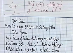 Bài tập làm có pha "bẻ lái" bị chấm dưới điểm trung bình, cô giáo không kìm được phải phê thêm 8 chữ