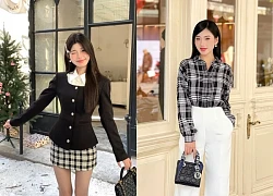 Gợi nhớ phong cách vintage với họa tiết ca rô