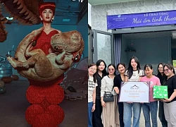 Hoa hậu Thùy Tiên &#8220;chơi lớn&#8221; chụp hình cùng khủng long, Netizen thích thú