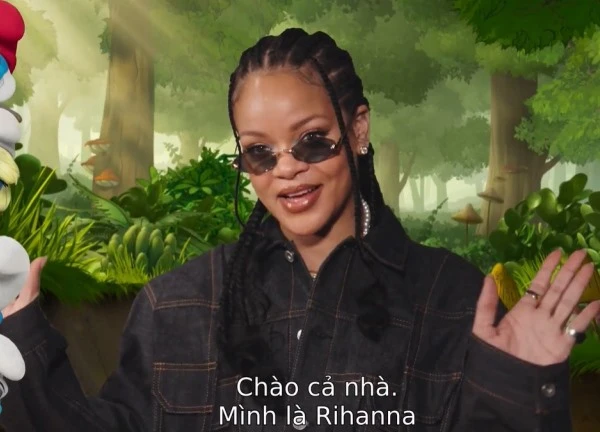 Rihanna hóa Tí Cô nương cùng binh đoàn xanh bước vào thế giới loài người trong 'Phim Xì Trum'