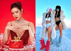 Sao Việt 26/2: Chị em Thuý Hạnh gợi cảm giữa trời tuyết, Khánh Vân đón tuổi 30