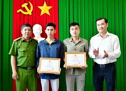 Tuyên dương 2 người dập lửa cứu nạn nhân vụ 'con dùng xăng đốt mẹ ruột'