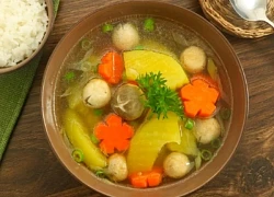 Hướng dẫn làm canh đu đủ xanh thanh đạm