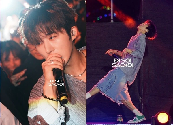 B.I như mang cả concert đến Road to 8Wonder với set diễn 40 phút, đội nón lá "lái flow" khiến fan vỡ oà