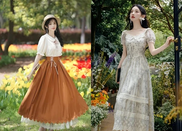 Tỏa sáng ngày hè với những chiếc váy vintage thướt tha