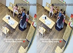 Phụ huynh soi camera thấy cô giáo liên tục làm 1 điều trước mặt con gái đang gào khóc nức nở, vội up ngay clip lên mạng và thốt lên 4 từ