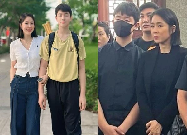 Lê Phương bị nghi bỏ mặc con trai riêng hậu tang lễ Quý Bình, tá hỏa phán 1 câu