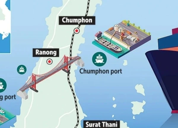 Trung Quốc quan tâm dự án 'cầu cạn' kết nối Thái Bình Dương - Ấn Độ Dương của Thái Lan