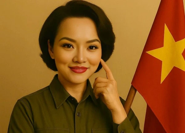 Ca sĩ Thái Thuỳ Linh nhớ hình ảnh ấm áp với các chú bộ đội