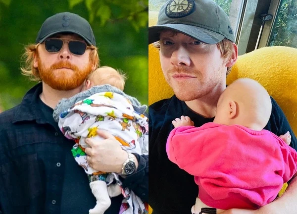 Cậu bé phù thủy Ron Weasley Harry Potter Rupert Grint năm nào, giờ làm bố lần 2
