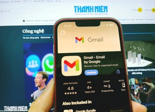 Gmail cho iPhone vừa được Google 'lột xác' sau 4 năm