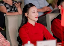 Phương Oanh diện áo dài đỏ trước thềm đại lễ 30/4, được khán giả khen truyền cảm hứng vì hành động này