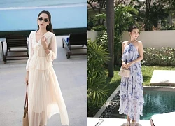 Váy tơ bồng bềnh, nhẹ mát là 'chân ái' của mọi cô gái