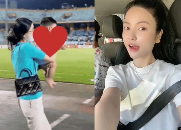 Vợ Quang Hải 1 lần lộ diện là 1 chuyện, bị soi thái độ 'nhí nhố' cạnh mẹ chồng?