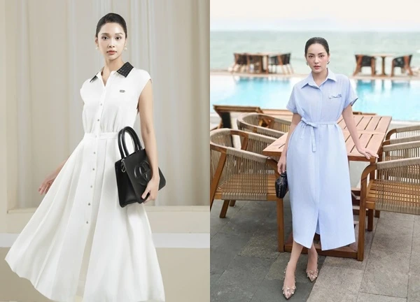 Mùa nắng ai cũng diện váy sơ mi