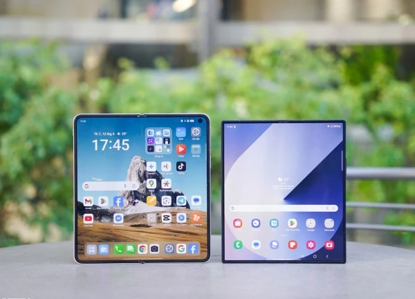 OPPO Find N5 đọ dáng Samsung Galaxy Z Fold6: Chọn điện thoại gập nào?