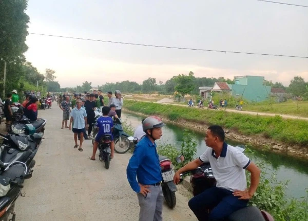 Quảng Nam: Xót xa 2 mẹ con tử vong dưới kênh chính Phú Ninh