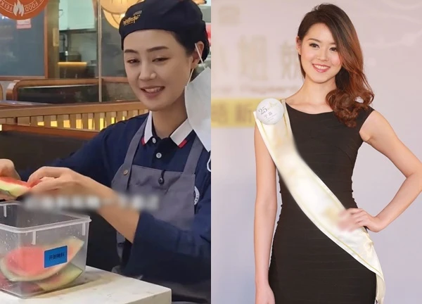 Bắt gặp mỹ nhân từng thi Hoa hậu ăn thức ăn thừa ở nhà hàng, đóng phim nhiều năm vẫn không đủ sống