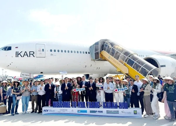 Khánh Hòa đón chuyến bay đầu tiên từ Khabarovsk