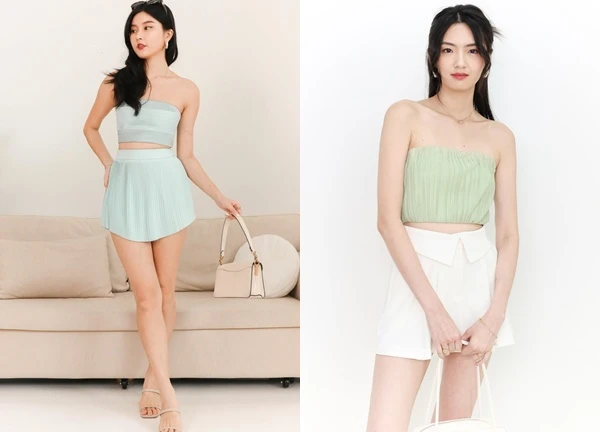 Tỏa sáng ngày hè với áo quây gợi cảm