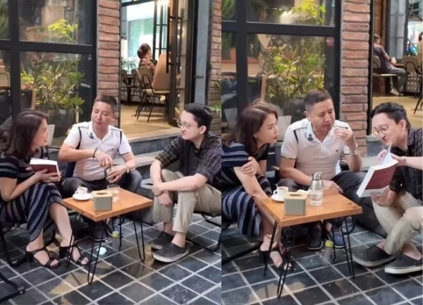 Cách xưng hô đặc biệt và mối quan hệ của con trai NSƯT Chí Trung với bạn gái trẻ đẹp của bố
