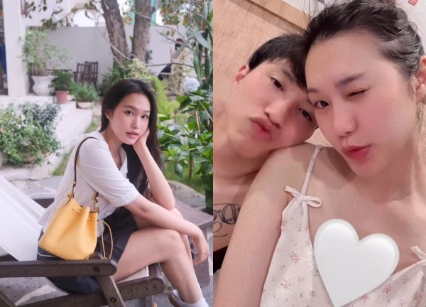 Vợ Đoàn Văn Hậu Doãn Hải My hiếm hoi mặc hở ,chồng mê, lại bị so vợ Quang Hải