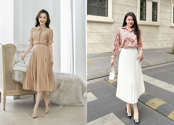 'Giải mã' sức hút bất tận của váy xếp ly