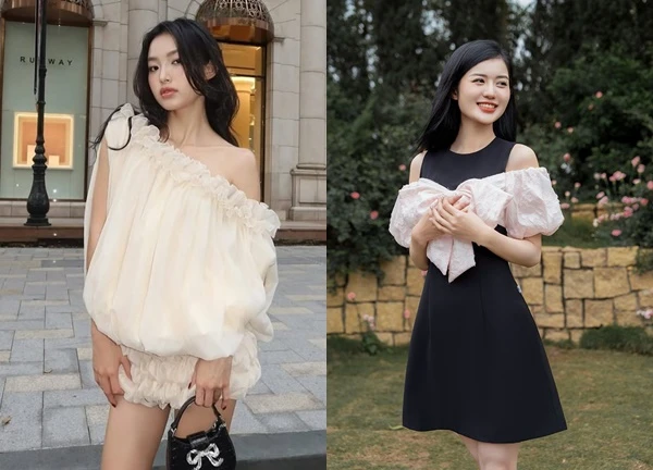 Khoe trọn đường cong, tỏa sáng nét quyến rũ với đầm hở vai