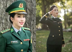 Nữ trung úy xinh đẹp gây sốt tại Dinh Độc Lập là ai?