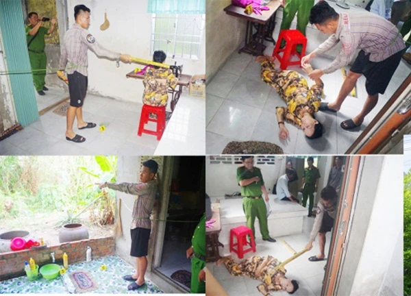 Thực nghiệm hiện trường vụ cháu đánh bà nội để cướp vàng
