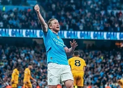 De Bruyne đưa Man City trở lại top 3