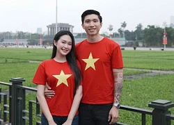 Gia đình Văn Hậu Doãn Hải My tung bộ ảnh xịn xò mừng 30/4, được khen "gấp 3 visual", "gấp 3 lòng yêu nước"