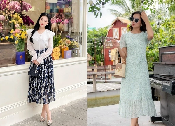 Từ nàng thơ dịu dàng đến quý cô sành điệu với trang phục vải voan