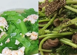 Các món ăn từ cải ngọt thanh mát, dễ ăn và vô cùng bổ dưỡng
