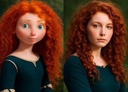 Dàn nhân vật hoạt hình Pixar hoá người thật: 1 nàng công chúa gây sốc vì xinh đẹp hơn cả bản gốc