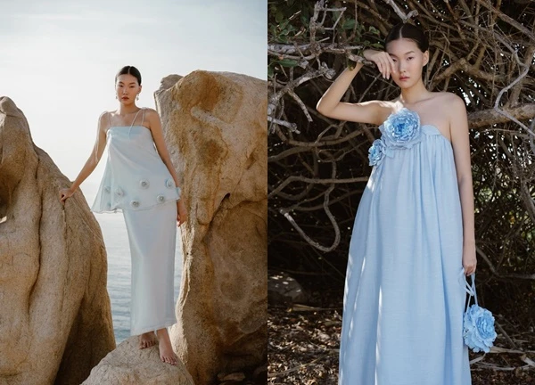 Váy suông vải tơ, đầm cotton mát nhẹ, dịu dàng cho mùa nắng