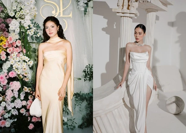 Cảm nhận sự thanh thoát như nàng thơ từ những chiếc đầm lụa