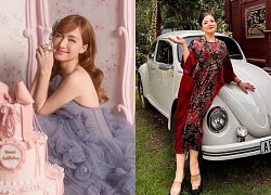 NSND Thu Quế sang chảnh bên xe cổ, Hòa Minzy đăng ảnh gợi cảm đón tuổi mới