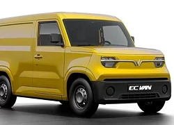 VinFast EC Van lộ ảnh khoang nội thất, có màn hình sau vô-lăng
