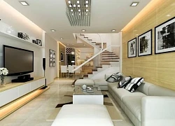 Đây mới là ý tưởng trang trí phòng khách có cầu thang đẹp nhất