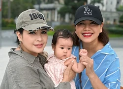 NSND Thanh Lam thân thiết với bạn gái nhạc sĩ Quốc Trung
