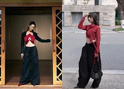 Trang phục phối màu đen đỏ 'quyền lực', thống trị mọi ánh nhìn