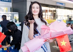 Hoa hậu Ý Nhi lên đường đến Miss World: Bạn trai vắng mặt, bật khóc nức nở khi nhìn thấy một mỹ nhân!