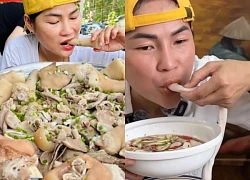 Nga Sumo: Nhỏ con nhưng dạ dày không đáy, ăn 15kg lòng se điếu, sức khỏe ra sao?